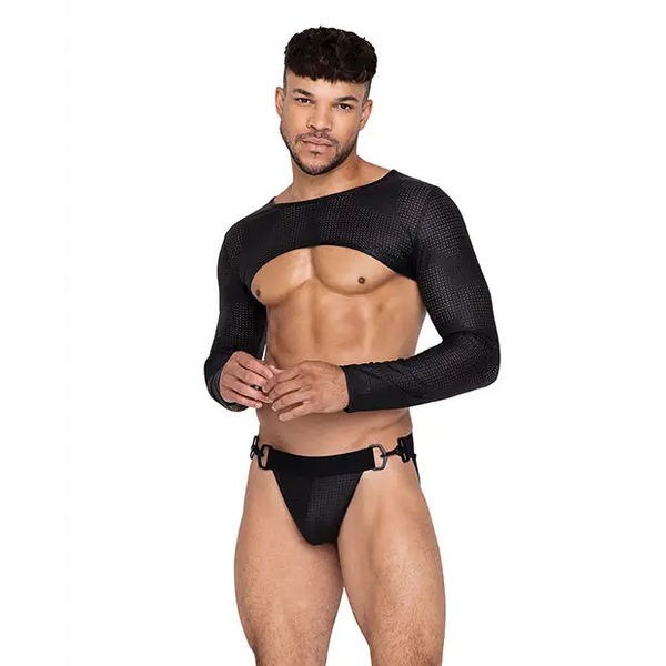Master Crop Top Black XL - Lingerie - Hanging