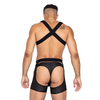 Master Harness w/Hook & Ring Closure Black SM - Lingerie - Hanging