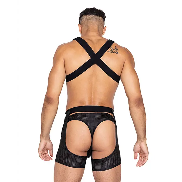 Master Harness w/Hook & Ring Closure Black XL - Lingerie - Hanging