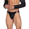 Master Jockstrap w/Hook & Ring Closure & Contoured Pouch Black XL - Lingerie - Hanging