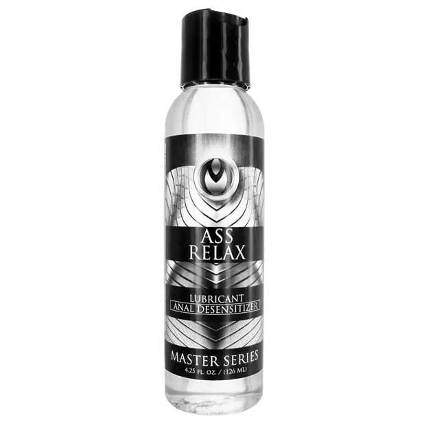 Master Series Ass Relax Desensitizing Lubricant - 4.25 oz - Lubricants