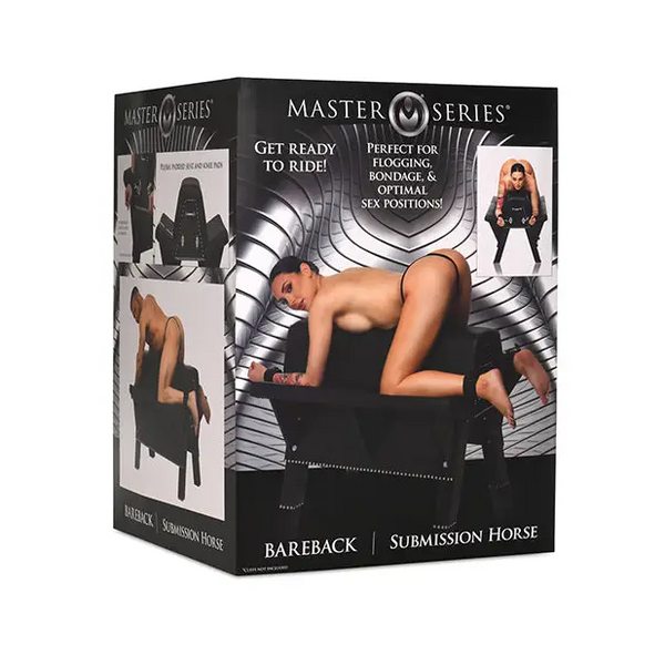Master Series Bareback Submission Horse - Expensive Shipping Drop Ship Only - Position Aids & Swings
