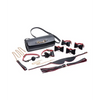 Master Series Bondage To Go Black & Red Bow Bondage Set w/Carry Case - Bondage Blindfolds & Restraints