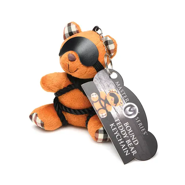 Master Series Bound Teddy Bear Keychain - Novelties