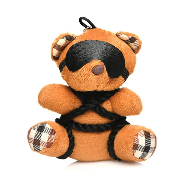 Master Series Bound Teddy Bear Keychain - Novelties