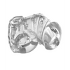 Master Series Detained 2.0 Restrictive Chastity Cage w/Nubs - Clear - Bondage Blindfolds & Restraints