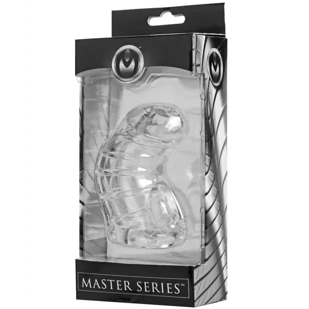 Master Series Detained Soft Body Chastity Cage - Bondage Blindfolds & Restraints