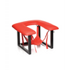 Master Series Face Rider Queening Chair - Black/Red - Bondage Blindfolds & Restraints