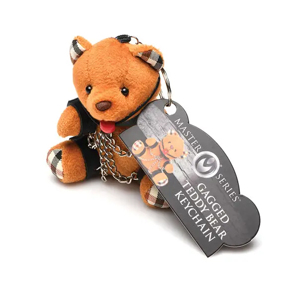 Master Series Gagged Teddy Bear Keychain - Novelties