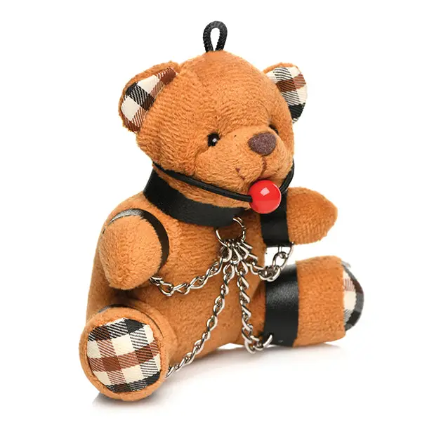 Master Series Gagged Teddy Bear Keychain - Novelties