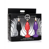 Master Series Kink Inferno Butt Plug Candles - Black/Purple/Red - Setting The Mood
