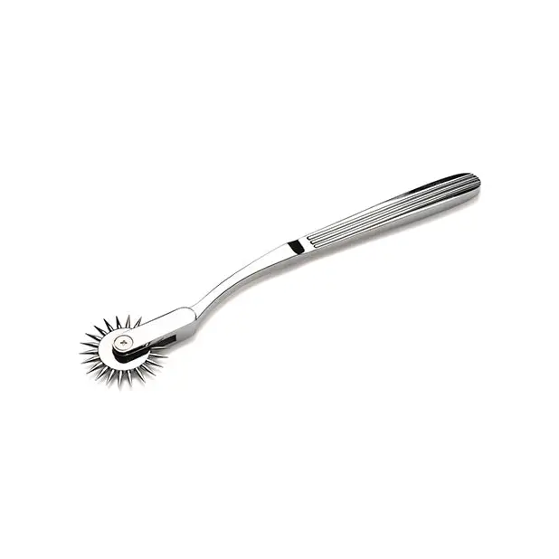 Master Series Silver Sensation Wartenberg Wheel - Silver - Bondage Blindfolds & Restraints
