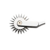Master Series Silver Sensation Wartenberg Wheel - Silver - Bondage Blindfolds & Restraints