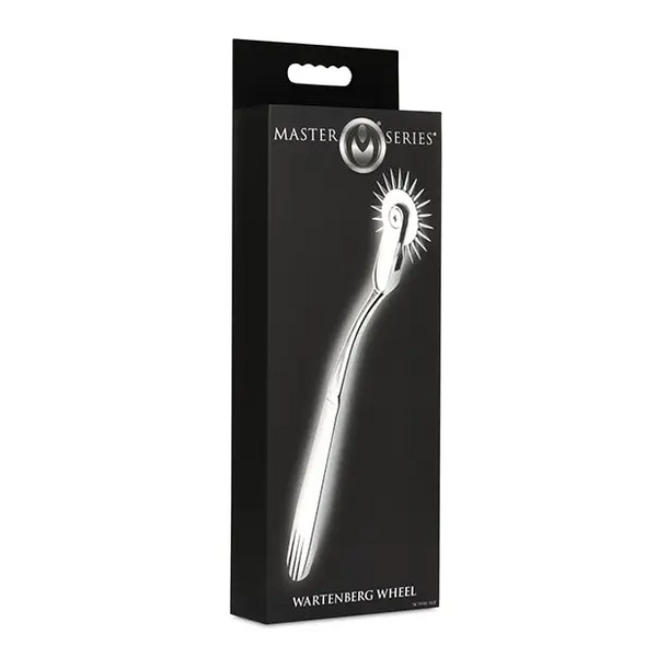 Master Series Silver Sensation Wartenberg Wheel - Silver - Bondage Blindfolds & Restraints