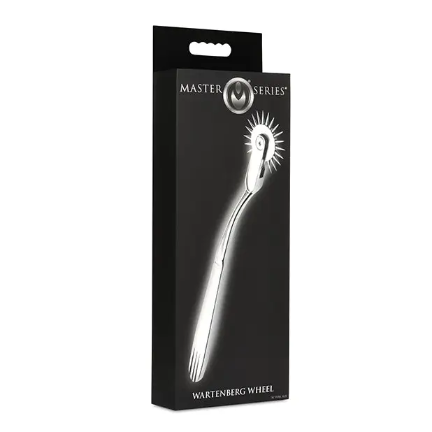 Master Series Silver Sensation Wartenberg Wheel - Silver - Bondage Blindfolds & Restraints