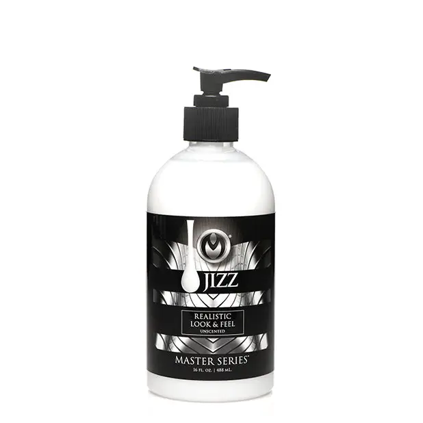 Master Series Unscented Jizz Water Based Body Glide - 16oz - Lubricants