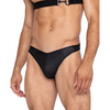 Master Thong w/Contoured Pouch Black LG - Lingerie - Hanging