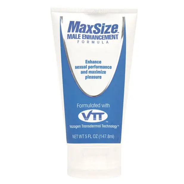 Max Size Male Enhancement Cream - 5 oz Tube - Sexual Enhancers
