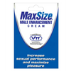 Max Size Male Enhancement Cream - Individual Foil Packet - Sexual Enhancers
