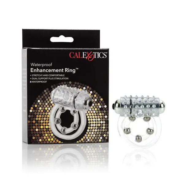 Maximus Enhancement Ring 5 Stroker Beads - Clear - Stimulators