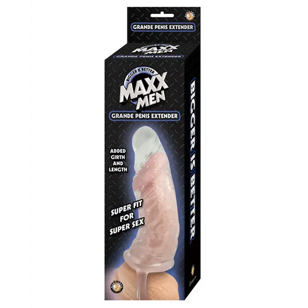Maxx Men Grand Penis Sleeve - Clear - Penis Enhancement