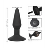 Medium Silicone Inflatable Plug - Black - Anal Products