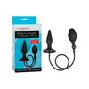 Medium Silicone Inflatable Plug - Black - Anal Products