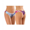 Mememe Cabal Freya Printed Thong XL - Lingerie - Hanging