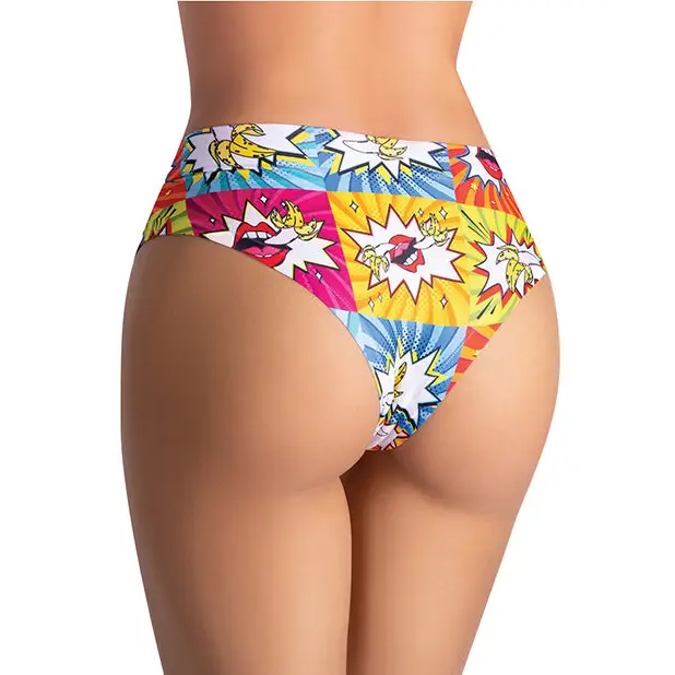 Mememe Comics Curious Girl Printed Slip XL - Lingerie - Packaged
