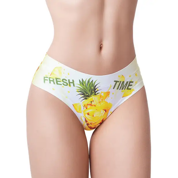 Mememe Fresh Summer Pineapple Printed Slip SM - Lingerie - Packaged