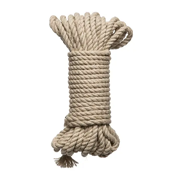 Merci Bind & Tie Hemp Bondage Rope - 30 ft Natural - Bondage Blindfolds & Restraints