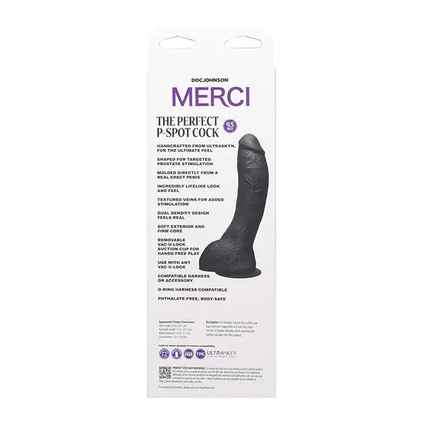 Merci The Perfect P-Spot Cock Vac-U-Lock Suction Cup - Dongs & Dildos