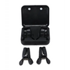 Merci Vibro Grippers Rechargeable Vibrating & Wireless Nipple Clamps - Black - Bondage Blindfolds & Restraints