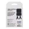 Merci Vibro Grippers Rechargeable Vibrating & Wireless Nipple Clamps - Black - Bondage Blindfolds & Restraints