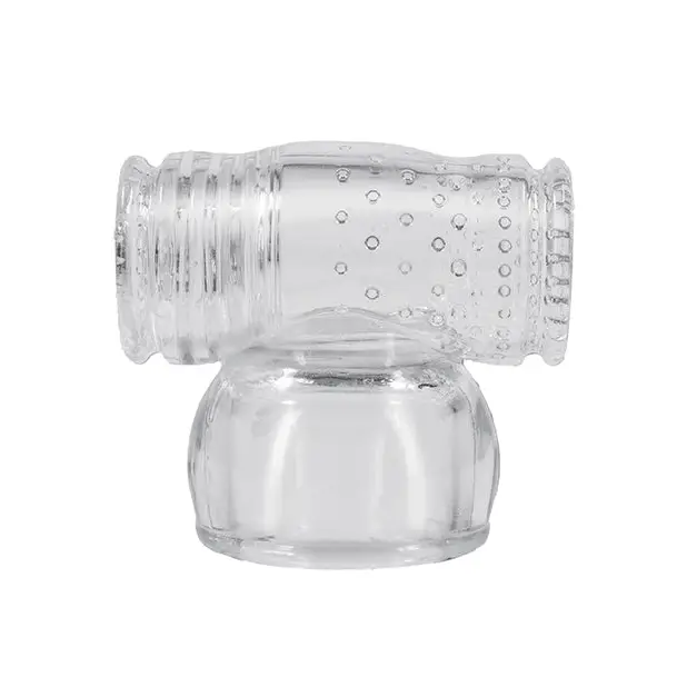 Merci Wand Cock Stroker Attachment - Clear - Massage Products