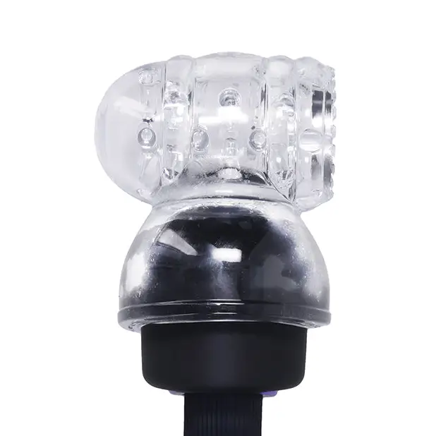 Merci Wand Cock Teaser Attachment - Clear - Massage Products