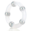 Metallic Bead Ring - Clear - Penis Enhancement