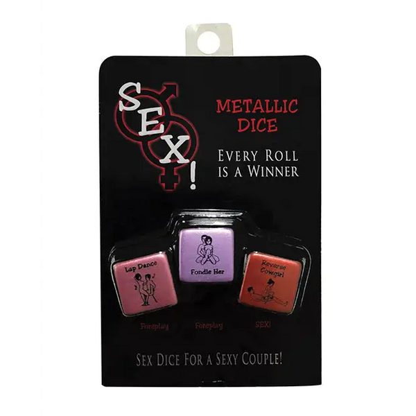 Metallic Sex! Dice - Games for Romance & Couples