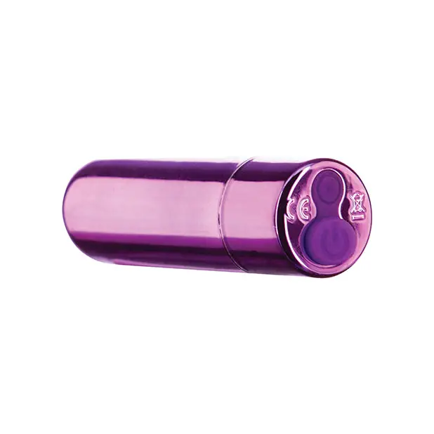 Mini Bullet Rechargeable Bullet - 9 Functions Purple - Stimulators