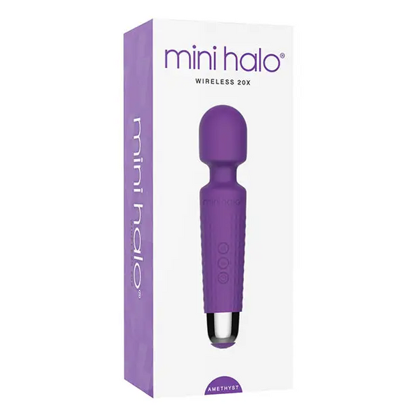 Mini Halo Wireless 20x Wand - Amethyst - Massage Products