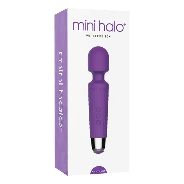 Mini Halo Wireless 20x Wand - Amethyst - Massage Products
