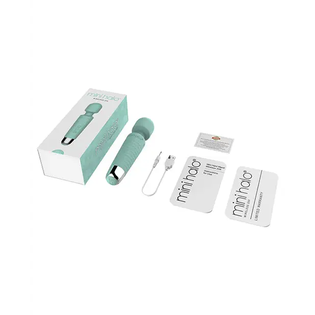 Mini Halo Wireless 20x Wand - Minty Green - Massage Products