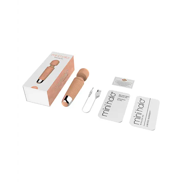 Mini Halo Wireless 20x Wand - Peach Fuzz - Massage Products