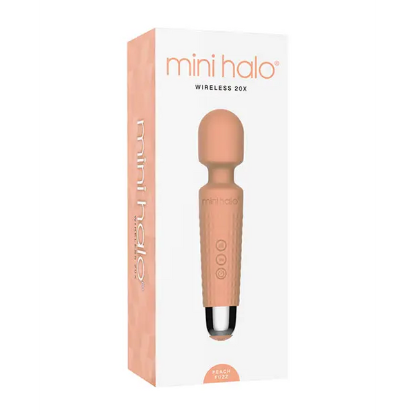 Mini Halo Wireless 20x Wand - Peach Fuzz - Massage Products