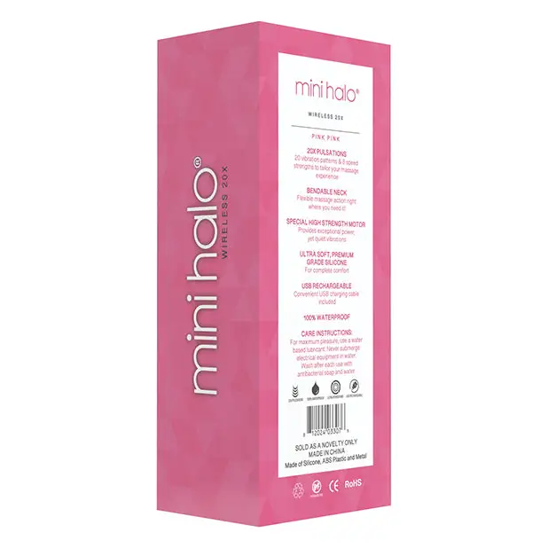 Mini Halo Wireless 20x Wand - Pink Pink - Massage Products
