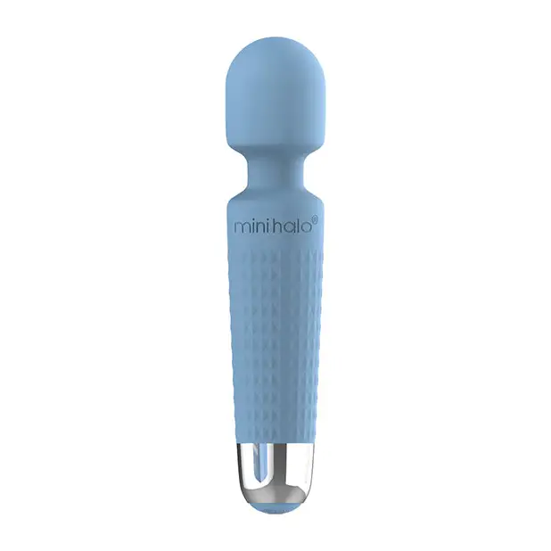Mini Halo Wireless 20x Wand - Powder Blue - Massage Products