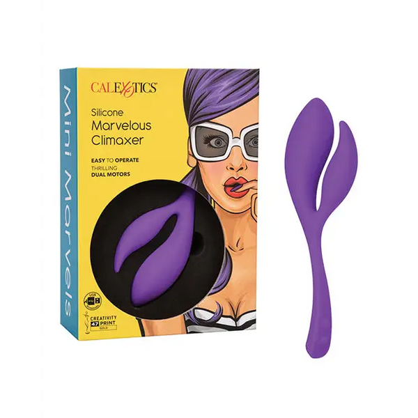 Mini Marvels Silicone Marvelous Climaxer - Purple - Stimulators