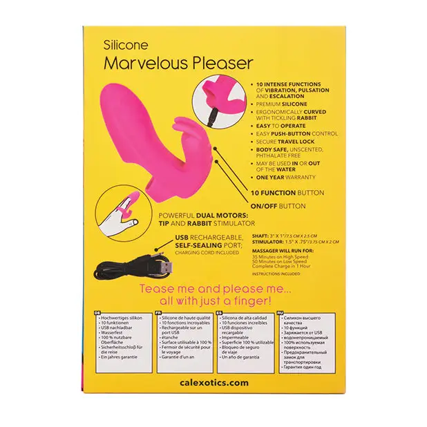 Mini Marvels Silicone Marvelous Pleaser - Pink - Stimulators