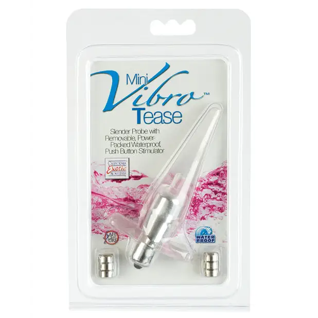 Mini Vibro Tease - Clear - Anal Products