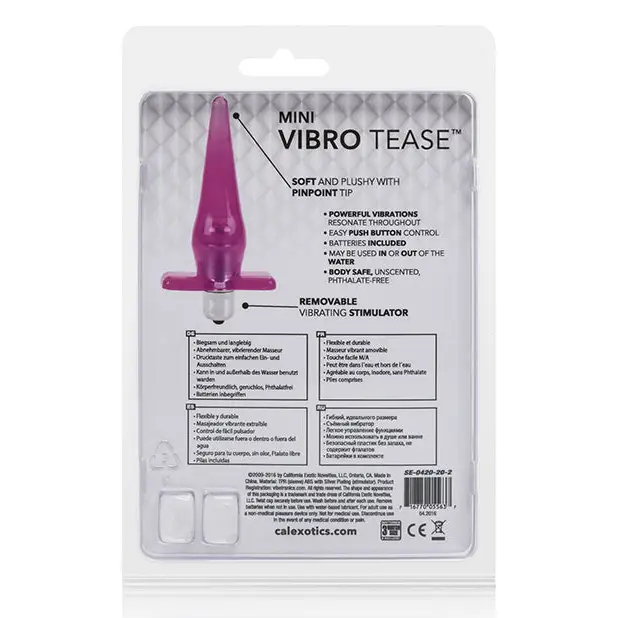 Mini Vibro Tease - Pink - Anal Products